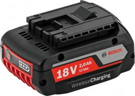 Аккумулятор Bosch GBA 18 В 2,0 А/ч MW-B Wireless Charging Professional (1600A003NC, 1 600 A00 3NC)