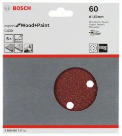 5  Expert for Wood+Paint 150 K60 (2608605717, 2 608 605 717)