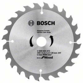   Bosch Eco for Wood 160x20/16  24T (2608644373, 2 608 644 373)