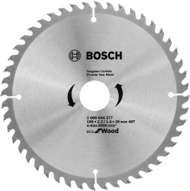   Bosch Eco for Wood 190x30, 48T (2608644377, 2 608 644 377)
