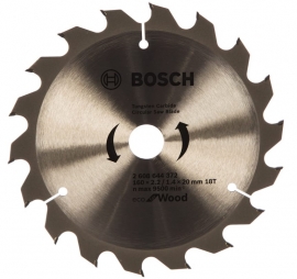    Bosch Eco for Wood 160x20/16  18T (2608644372, 2 608 644 372)